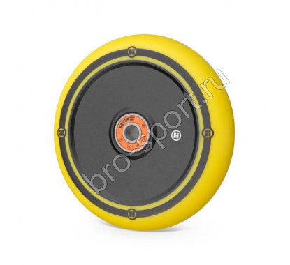 Колесо Hipe Flat Solid logo 110мм Черный/желтый