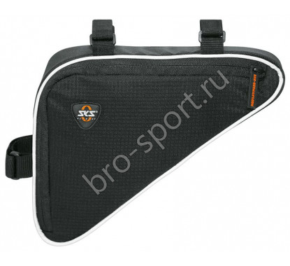 Сумка для велосипеда Sks под раму triangle bag, обьём: 1,35 л, крепление с помощью ремешка, чёрная