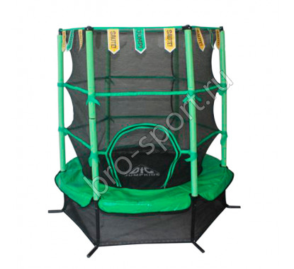 Батут DFC JUMP KIDS 55' зеленый, сетка (137см)