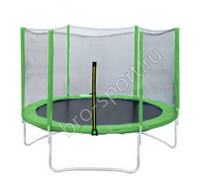 Батут DFC Trampoline Fitness 5ft наружн.сетка, св.зел. (152см)