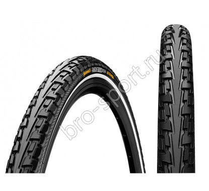 Покрышка Continental RIDE Tour, 28 x 1.75, 47-622, чёр./чёр. Reflex, 180TPI, Extra Puncture Belt