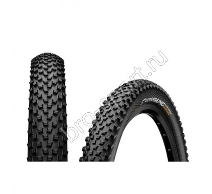 Велопокрышка 27,5' Continental 27,5х2,6 Cross King ShieldWall foldable 3/180Tpi 940гр(01503370000)