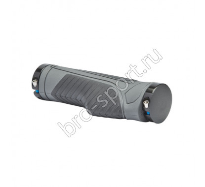 Грипсы XH-G120BL, 130 mm, чёрно-серые/150141