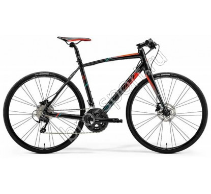 Велосипед Merida SPEEDER 400 Black (Red/Green) 2018