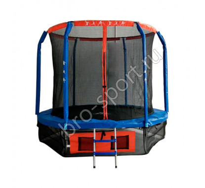 Батут DFC JUMP BASKET 14ft внутр.сетка, лестница (427cм)