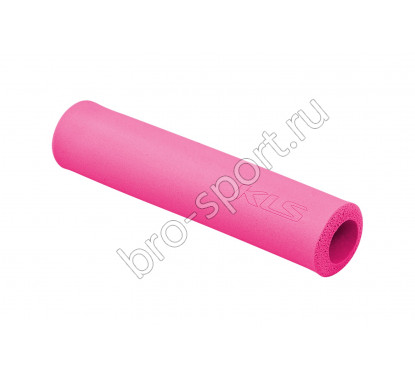 Грипсы KLS SILICA 130мм, силикон, розовый