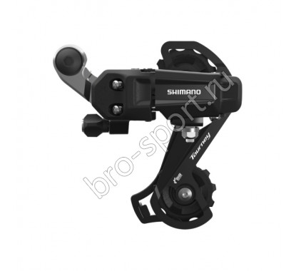 Переключатель задний Shimano Tourney TY200 GS 6/7ск крепление на болт черный ERDTY200GSLD