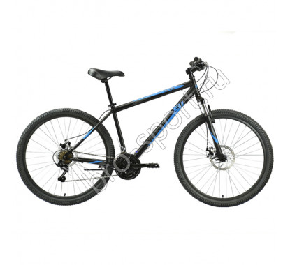 Велосипед Black One Onix 27.5 D чёрный/синий/серый 2020-2021 40176 (18')(HD00000421)