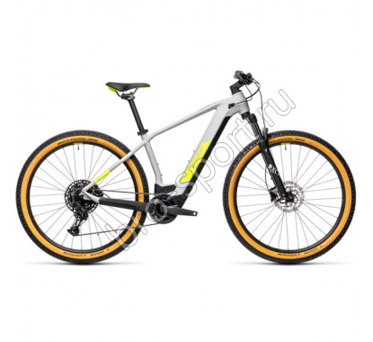 Велосипед CUBE REACTION HYBRID PRO 500 29 (grey'n'yellow) 2021