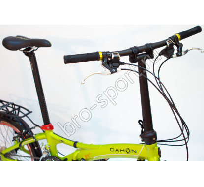 Складной велосипед Dahon Visc D18 салатовый 18 скоростей, колеса 20