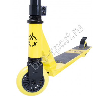 Трюковой самокат XAOS 100мм Fallen Yellow