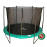 Батут DFC JUMP 14ft с сеткой, складной, чехол, green (427см)