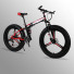 Велосипед BNQ MTB-2 Черный с красным на спицах