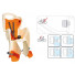 Детское заднее велокресло Bellelli Mr Fox Standard B-Fix. Цвет: тёмно-серый, серебристый, черный, белый, кремовый, тёмно-синий, желтый светоотражающий. Вес до 22 килограмм