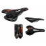 Седло B-RACE B-ARGO чёр./RED с отв. рельсы CR-MO